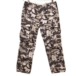 Levi’s 32x26.5 Ace Cargo Camo Men’s Pants Gray Camouflage (Tag Size 32x30)
